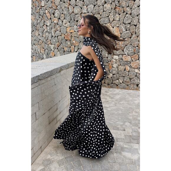 Show Me Your Mumu Tinsley Tube Dress in Polka Dot S - Picture 9 of 9